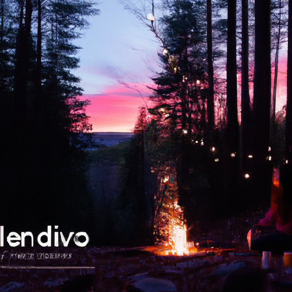 Three-image collage: day hike, a checkpoint badge, and evening firepit